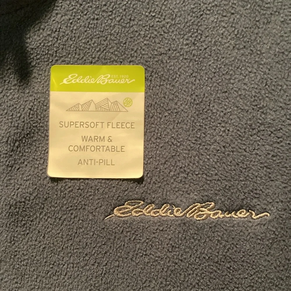 NWT Eddie Bauer 1/4 Zip Fleece Size L